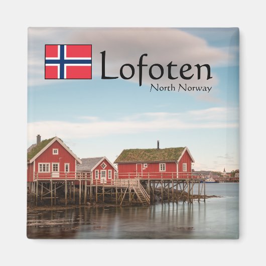 Aimant Lofoten Norvège Souvenir (Devant)