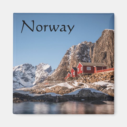Aimant Lofoten Norvège Souvenir (Devant)