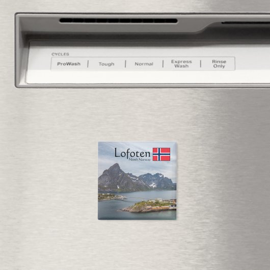 Aimant Lofoten Norvège Souvenir (In Situ (Lave-vaisselle))