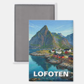 Aimant Lofoten Norvège Travel (Recto/Verso)