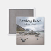 Aimant Lofoten Ramberg Beach (Recto/Verso)