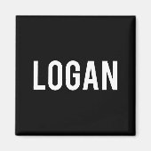 Aimant Logan - Cool New Funny Name Fan Gift Tee  (Devant)