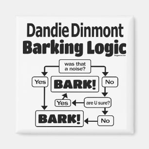 Aimant Logique Dandie Dinmont Barking