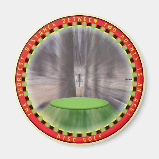 Aimant Logique de golf sur disque n°2 (Devant)