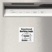 Aimant Logique d'écorçage Keeshond (In Situ (Lave-vaisselle))