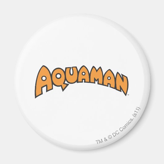 Aimant Logo Aquaman Orange (Devant)