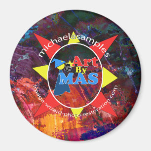Aimant logo Art By MAS
