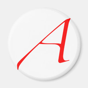 Aimant Logo athée "A"