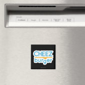 Aimant Logo Cheezburger (couleur) (In Situ (Lave-vaisselle))