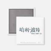 Aimant Logo chinois Harry Potter (Recto/Verso)