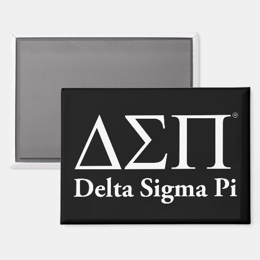 Aimant Logo Classique Delta Sigma Pi (Recto/Verso)