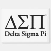 Aimant Logo Classique Delta Sigma Pi (Recto)