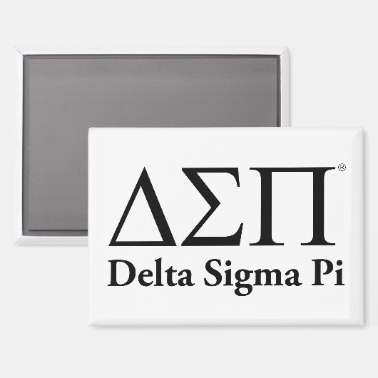 Aimant Logo Classique Delta Sigma Pi (Recto/Verso)