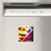 Aimant Logo couleur supergirl (In Situ (Lave-vaisselle))