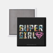 Aimant Logo de bande dessinée Supergirl (Recto/Verso)