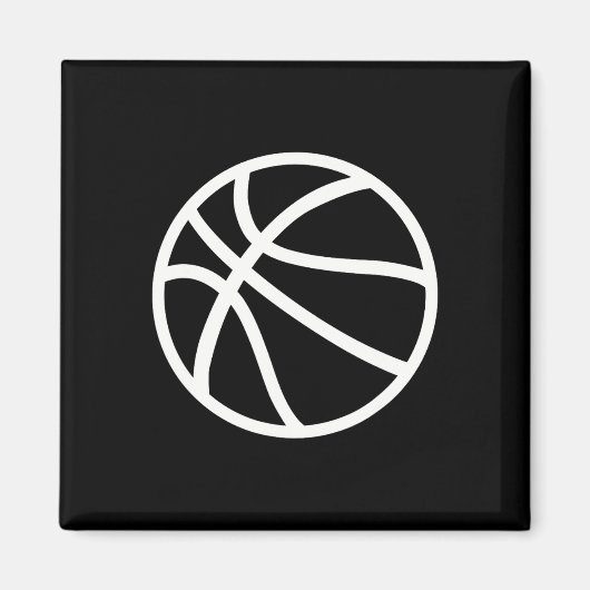 Aimant Logo de basket-ball (Devant)