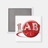 AIMANT LOGO DE BOUCHON DE LABORATOIRE RBC MLT - CLINIQUE  (Recto/Verso)
