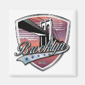 Aimant Logo de Brooklyn (Devant)