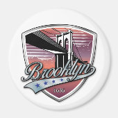 Aimant Logo de Brooklyn (Devant)