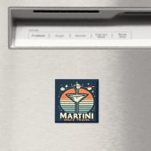 Aimant Logo de décollage de Martini Space Travel (In Situ (Lave-vaisselle))