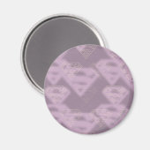 Aimant Logo de demi-ton violet supergirl (Recto/Verso)
