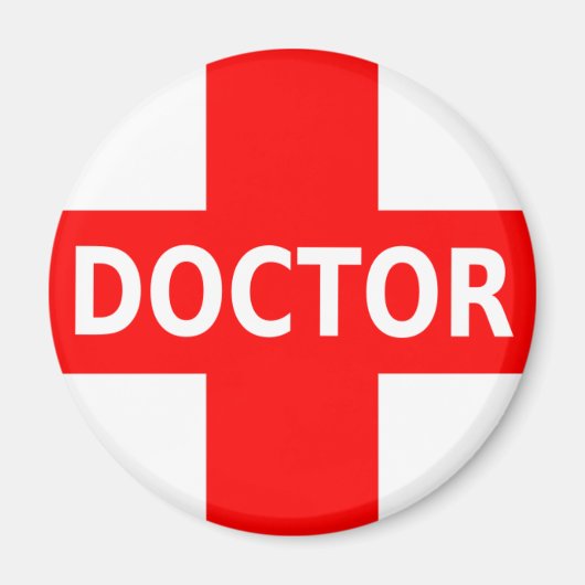 Aimant Logo de docteur (Devant)
