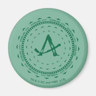 Aimant Logo de flèche de ville d'étourneau de la flèch