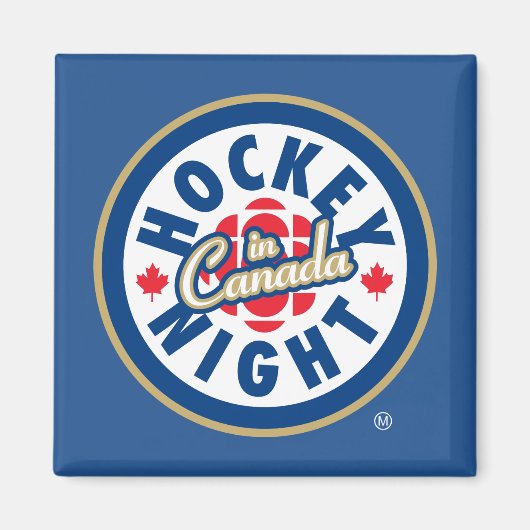 Aimant  Logo de Hockey Night in Canada (Devant)