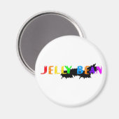 Aimant Logo de Jelly Bean (Recto/Verso)