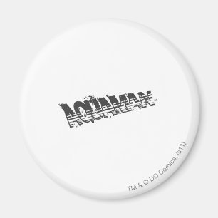 Aimant Logo de la bande d'Aquaman Grunge