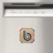 Aimant Logo de la carte Rainbow Bullytin (In Situ (Lave-vaisselle))