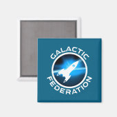 Aimant Logo de la Fédération Galactique _1 (Recto/Verso)