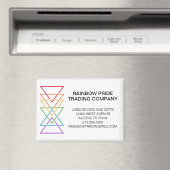 Aimant Logo de la fierté gay de la société Triangle Arc-e (In Situ (Lave-vaisselle))