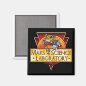 Aimant Logo de la mission du Laboratoire des sciences de  (Recto/Verso)