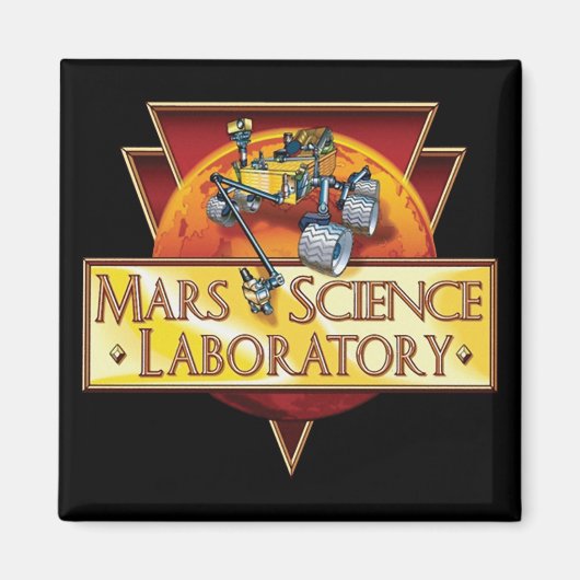 Aimant Logo de la mission Mars Science Laboratory (Devant)