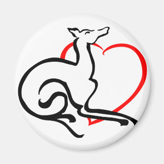 Aimant Logo de la zone grise - Pas de texte