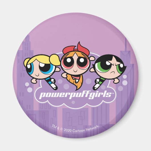 Aimant Logo de l'équipe de Powerpuff (Devant)