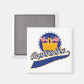 Aimant Logo de l'équipe déplorable (Recto/Verso)