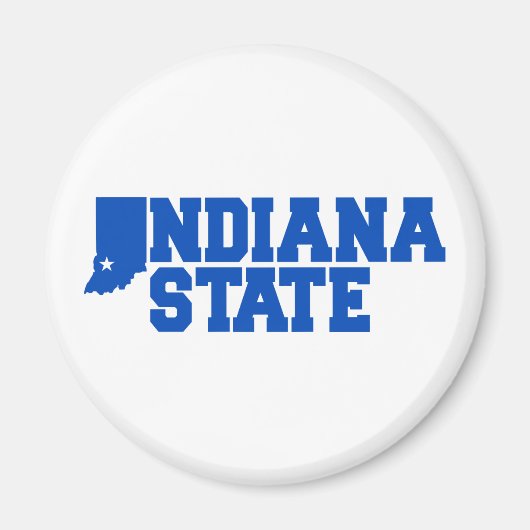 Aimant Logo de l'État d'Indiana (Devant)