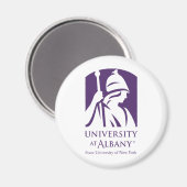 Aimant Logo de l'Université d'Albany (Recto/Verso)
