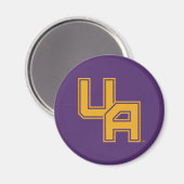 Aimant Logo de l'Université d'Albany Initials (Recto/Verso)