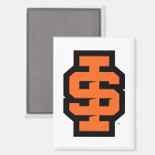 Aimant Logo de l'Université d'État de l'Idaho (Recto/Verso)