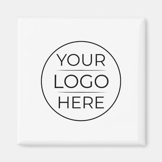 Aimant Logo de marque d'entreprise moderne (Devant)