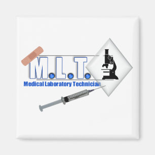 Aimant LOGO de MLT avec le MICROSCOPE - LABORATOIRE