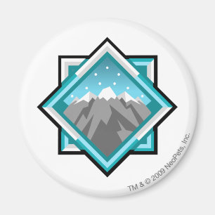 Aimant Logo de montagne de terreur d'équipe