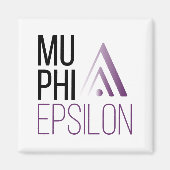Aimant Logo de Mu Phi Epsilon (Devant)