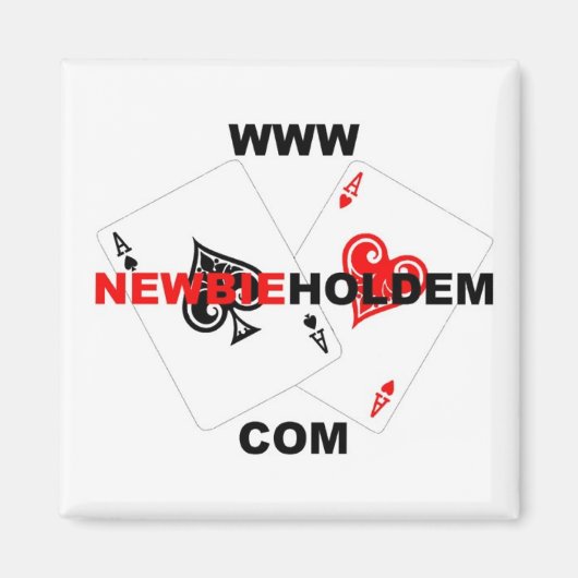 Aimant Logo de NewbieHoldem (Devant)