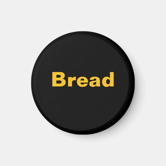 Aimant Logo de nourriture BREAD (Devant)