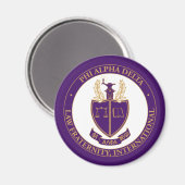Aimant Logo de Phi Alpha Delta (Recto/Verso)