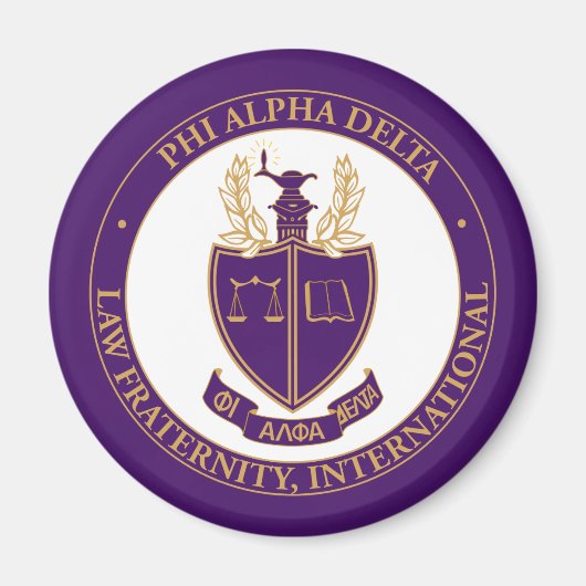 Aimant Logo de Phi Alpha Delta (Devant)